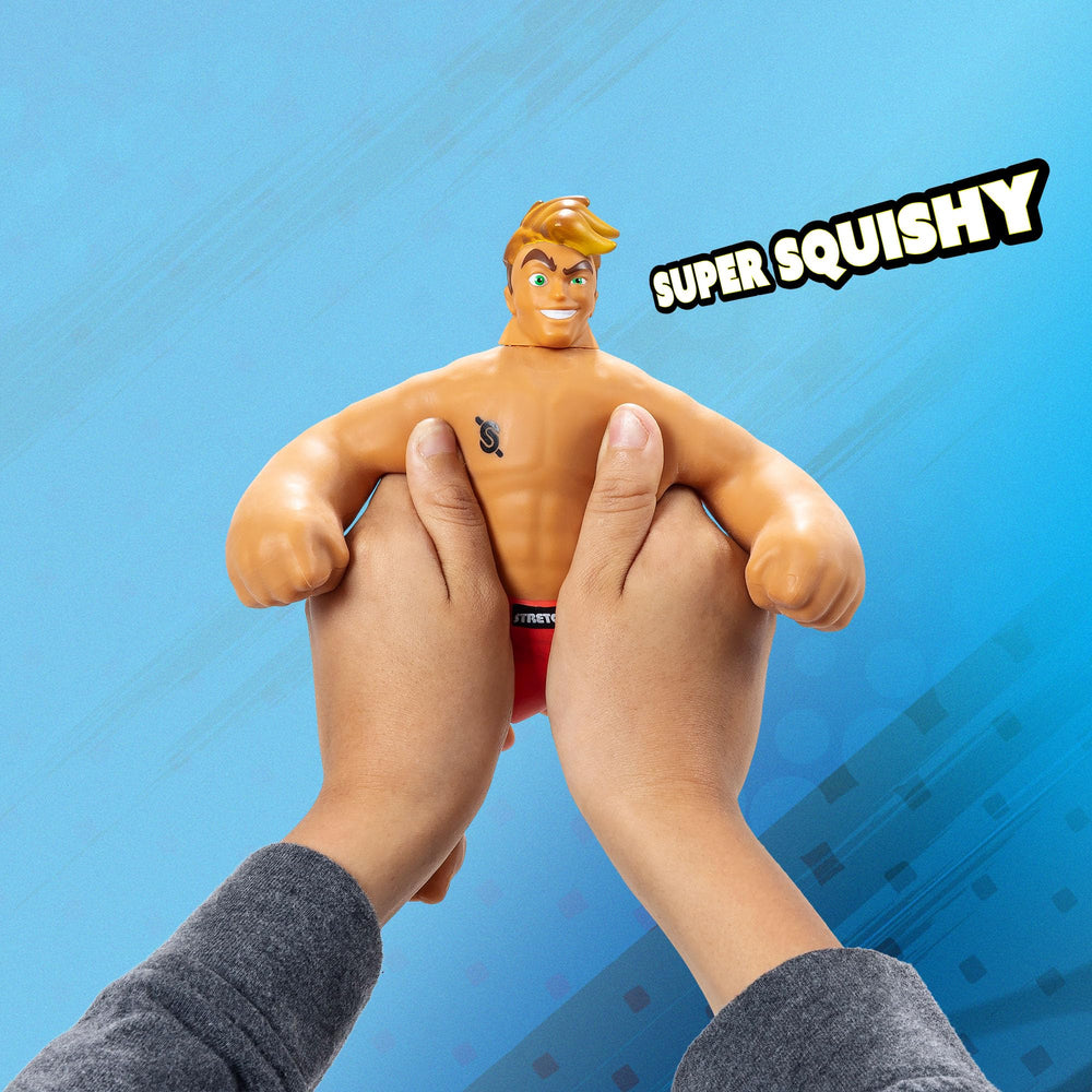 Stretch Armstrong for all ages emphasizes inclusive nostalgia for kids and adults.