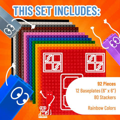LEGO-compatible baseplates layout by Strictly Briks for mixed builds