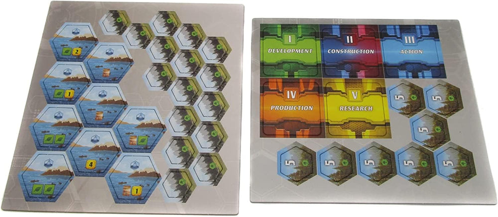 Stronghold Games Terraforming Mars Ares Expedition milestones tokens mark progress