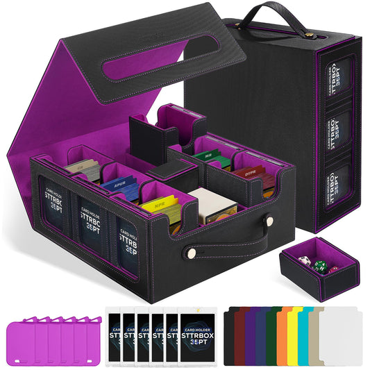STTRBOX Commander deck box with handle exterior for easy transport