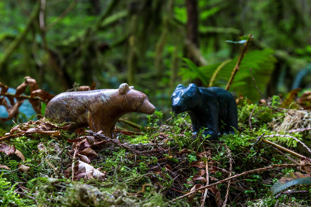 Finished bear sculpture measures 1.5 by 3 by 1 inch from STUDIOSTONE CREATIVE