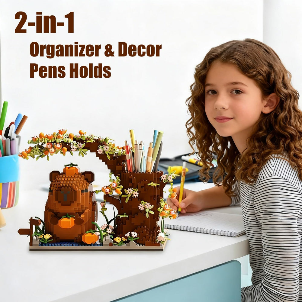 STUDYBOCKS Capybara desk organizer doubles as whimsical decor.
