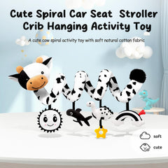 Stuffed Dolphin Bibi Toy calms and engages babies with soft sounds.