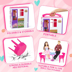 Style Shine bedroom doll house with cozy bed and décor