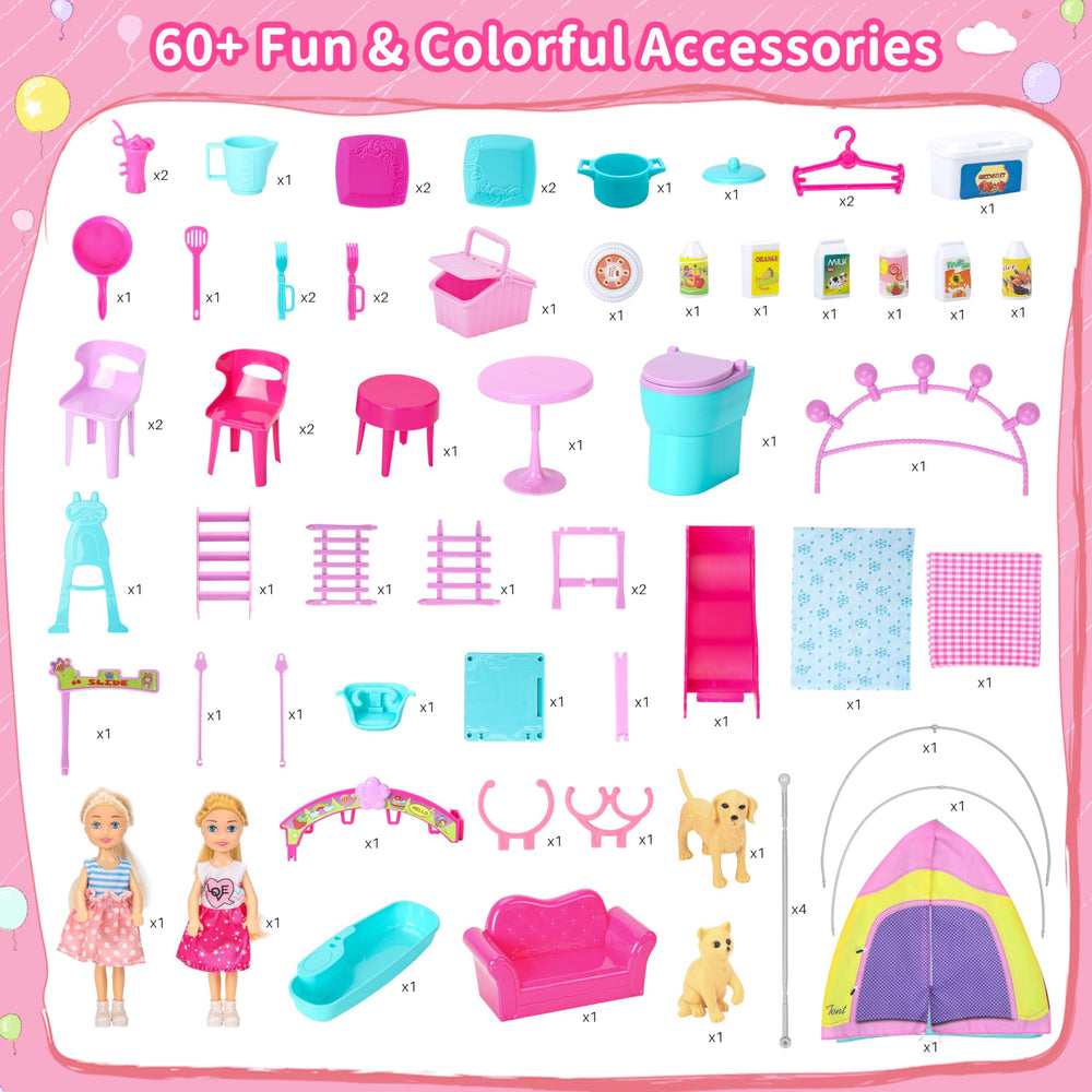 Style Shine Doll House outdoor pool and swing inspires backyard adventures.