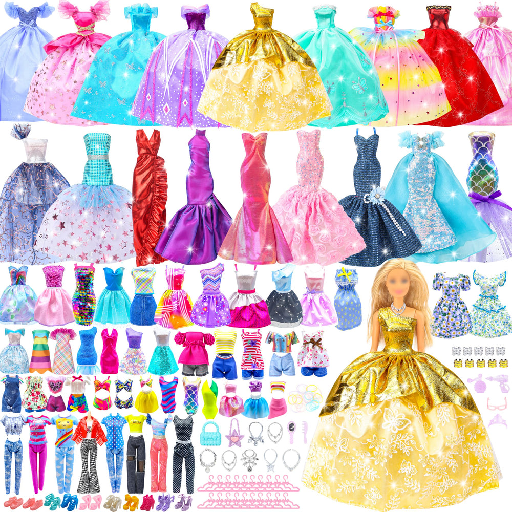Style Shine wedding gowns pack for stylish doll dress-up play