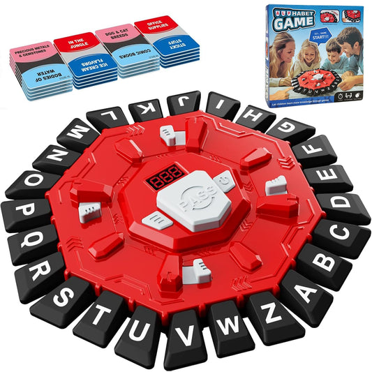 StyleBoon Word Game with LED Display front view for family play and learning.