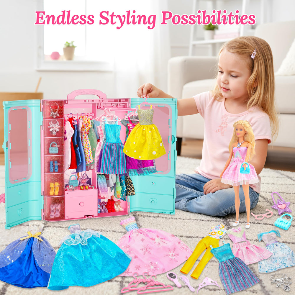 Style Shine swimsuits and casual outfits for sunny-day play ensembles