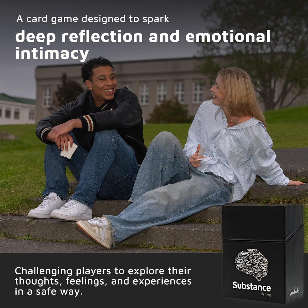Substance Card Game intimacy level cards invite deeper conversation.