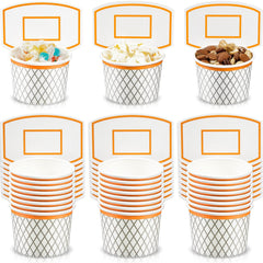 Suclain basketball hoop snack cups for festive party favors and snacks.