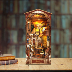 SUDOPOR DIY Book Nook Kit dust cover protects the craft when not displayed