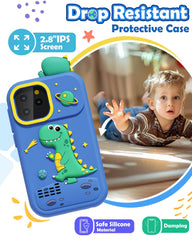 Sueseip kids phone dual cameras for selfies and creative photo moments