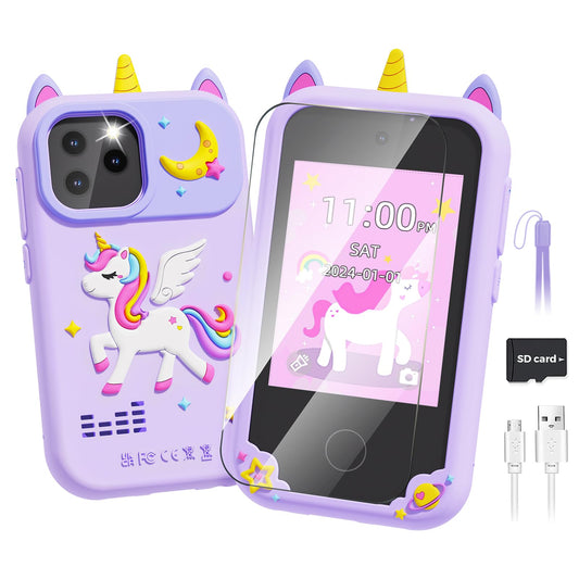Sueseip kids phone with HD dual camera for creative selfies and photos.