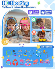 Sueseip kids phone 2.8-inch IPS display provides clear learning visuals