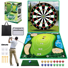 SUGFUT golf chipping mat 70x70 double-sided for versatile practice