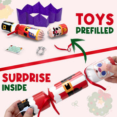 SUGFUT non-snap Christmas cracker penguin for kids' table joy