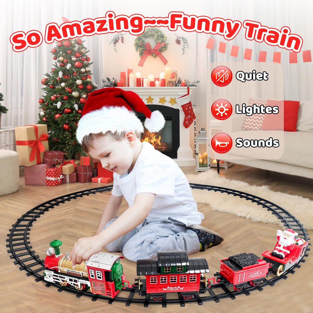 Sugolis train engine with Santa figure sparks joyful, imaginative play.