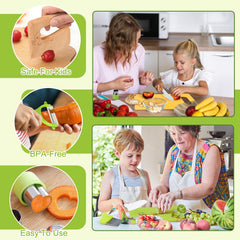 Suhctuptx crinkle cutters for kid-friendly slicing activities.