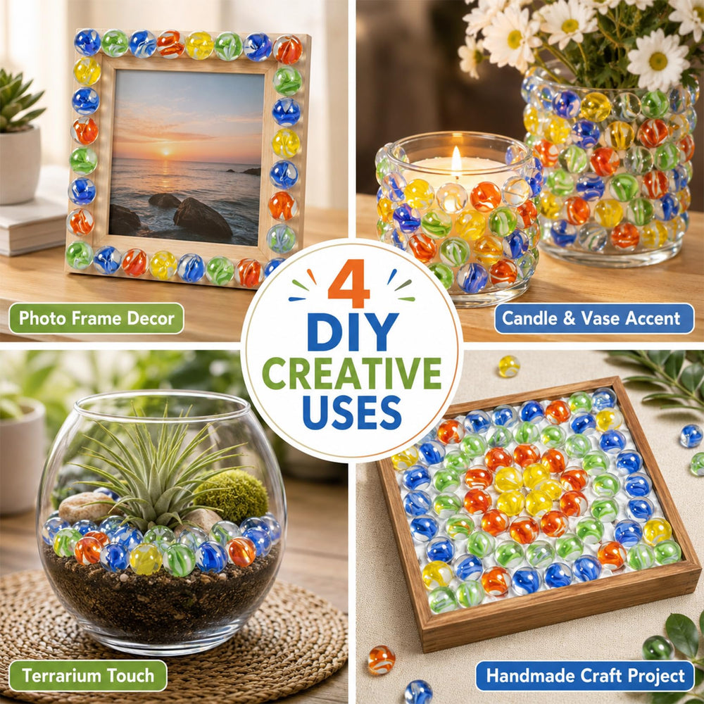 Sukh marbles glued in mosaic craft showcasing durable adhesion for projects