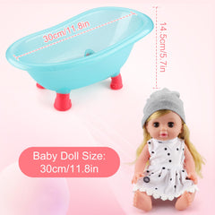 SUKIPIN 14-inch doll for gentle nurturing play by a child.