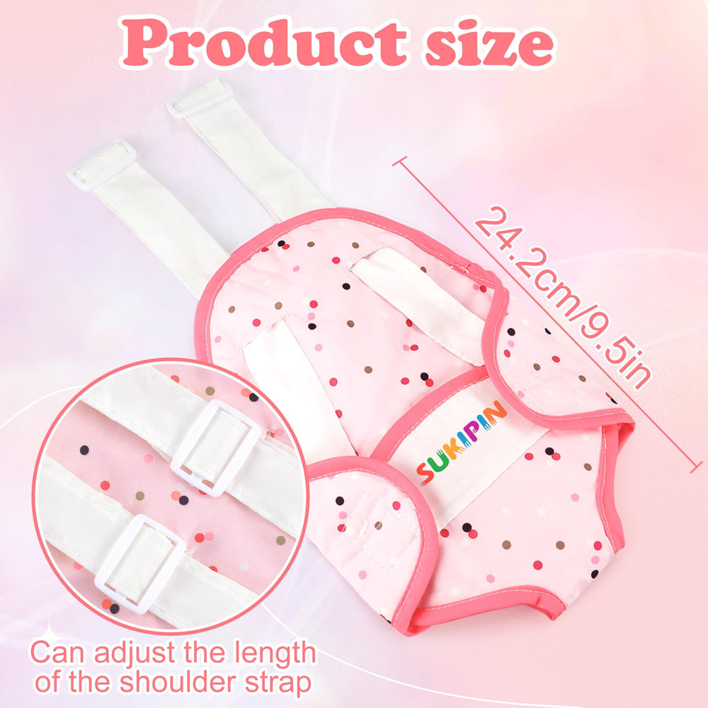 SUKIPIN baby doll with cradle bed ready for caring role-play sessions