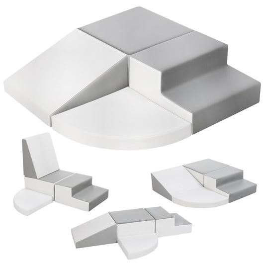 Sumbababy climbing foam blocks assembled playset supports indoor balance and imaginative activities
