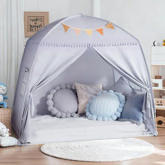 Sumbababy teepee fits any playroom with neutral colors