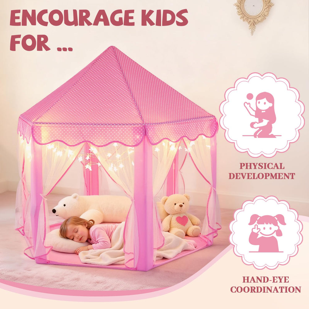 Sumbababy portable kids tent is lightweight for indoor or outdoor use.