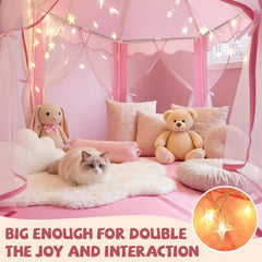 Sumbababy private-space tent creates a cozy nook for reading or rest.