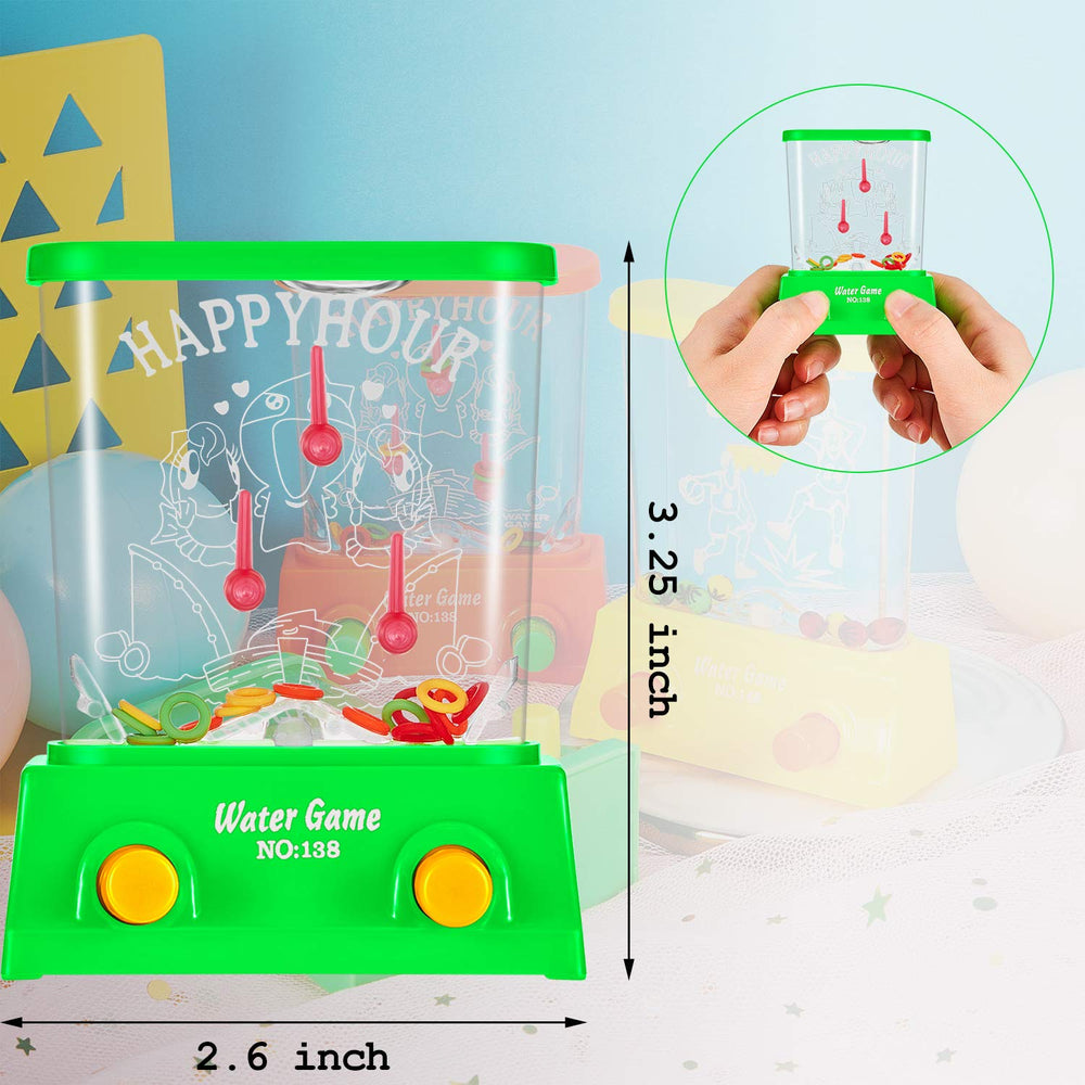 Sumind Aqua Rings six-piece set in bright orange, yellow, and green colors for cheerful play.