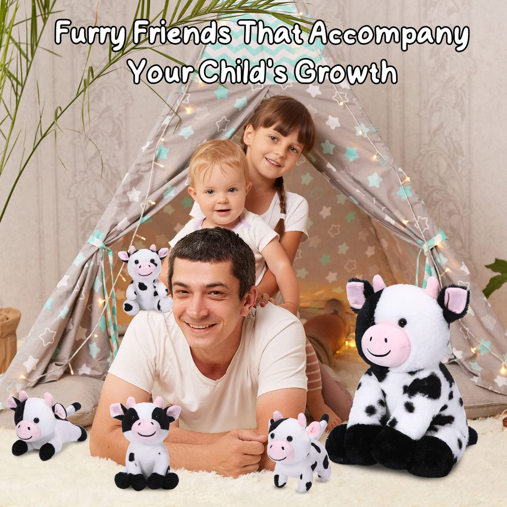 Sumind cow plush set makes a festive, gift-ready addition to birthdays or holidays