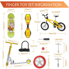 Sumind finger bike red with rotating head for realistic mini riding.