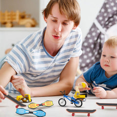Sumind blue finger vitality board complements calm repetitive desk play.