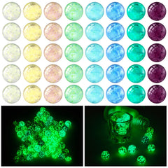 Sumind glow marbles 48 pieces in mixed colors for night-time play and crafts.