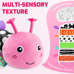 Sumobaby Caterpillar baby mirror toy to encourage head-up play and reach development.