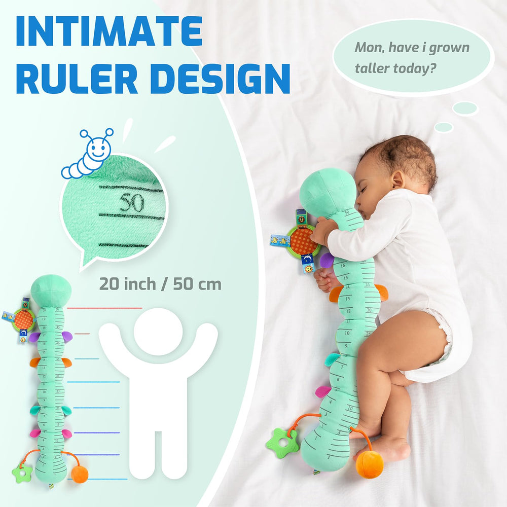 Sumobaby Caterpillar growth ruler tracks tummy time milestones