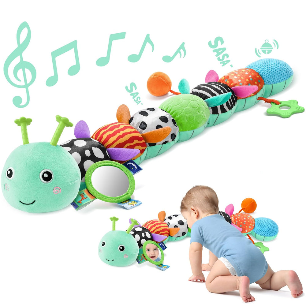 Sumobaby Caterpillar musical toy face energizes baby with gentle melodies