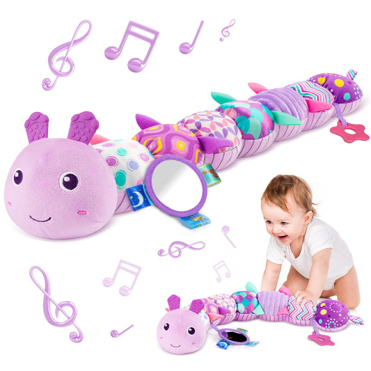 Sumobaby Caterpillar front view with multi-texture surfaces for visual exploration