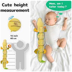 Sumobaby crocodile teether provides safe chew surface during teething.