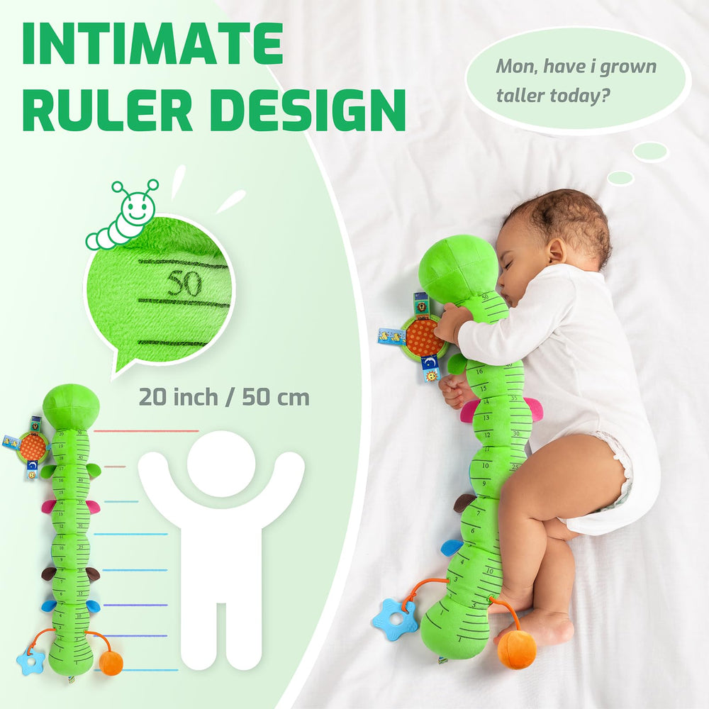 Sumobaby growth ruler on belly tracks baby height milestones