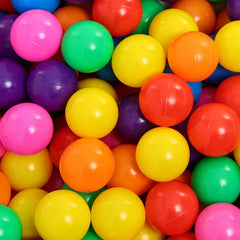 Suncuber ball pit balls, 50-color set, safe for toddlers and sensory play.