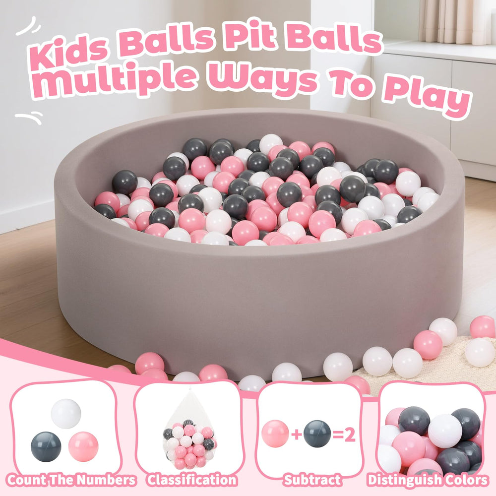 Crush-resistant plastic keeps Suncuber balls durable for indoor and outdoor use