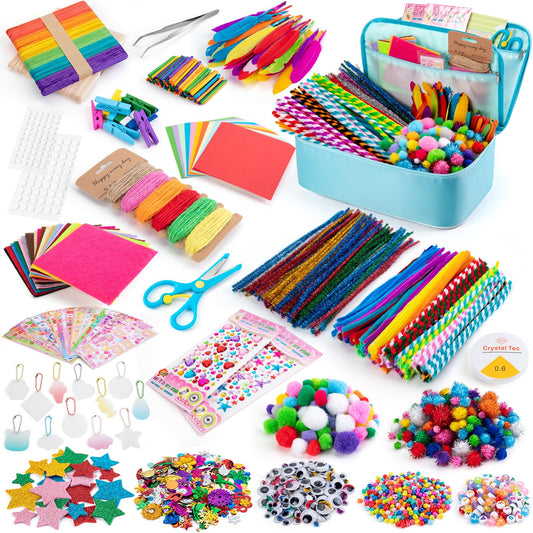 Sundaymot Art Craft Kit Contents show a vibrant range for creative projects.