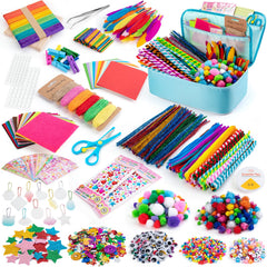 Sundaymot Art Craft Kit Contents show a vibrant range for creative projects.