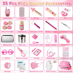 Sundaymot Doctor Kit toy phones and walkie-talkies encourage communication during play.