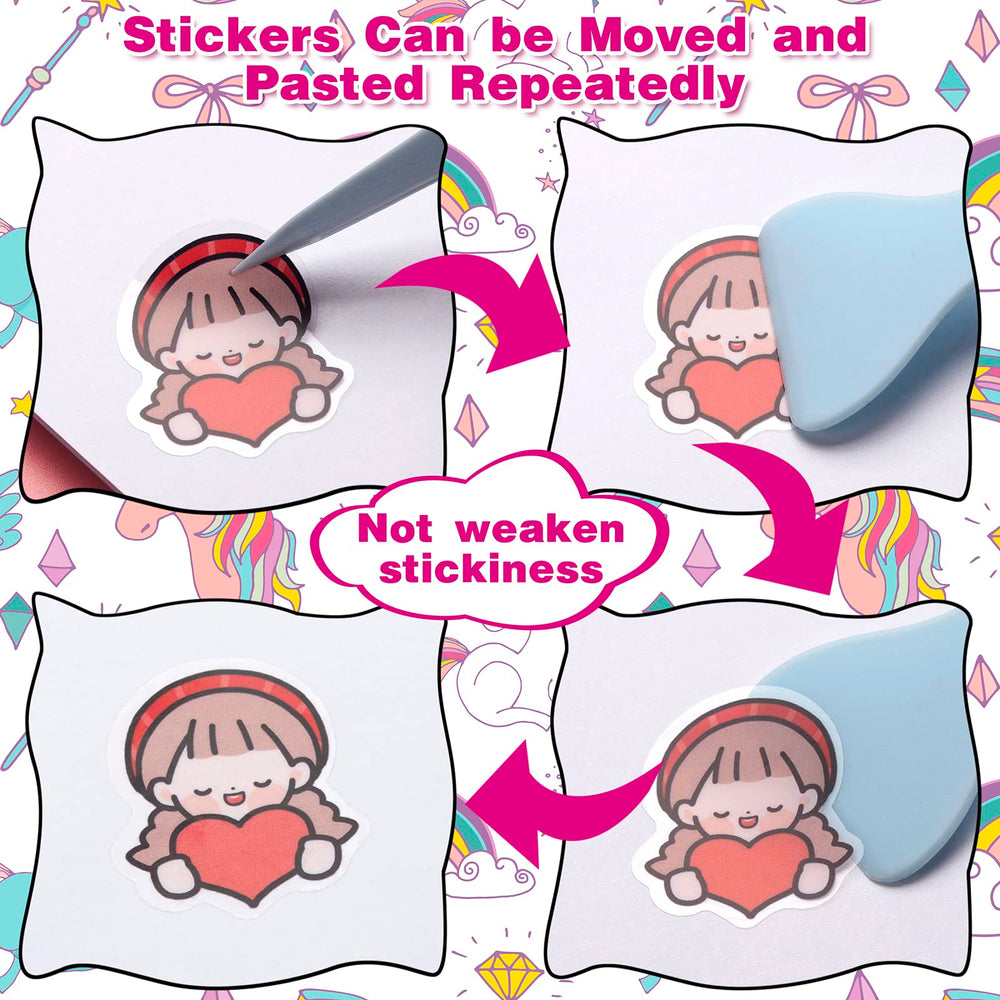 SUNEZLGO included tweezers prevent fingerprints while placing stickers.