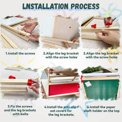 SUNFATT storage box and accessories help maintain a tidy art space