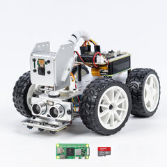 SunFounder PiCar-X assembly guide for easy beginner robotics setup.