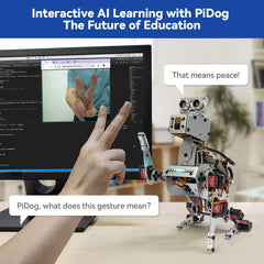 SunFounder PiDog gyroscope supports precise motion detection for actions