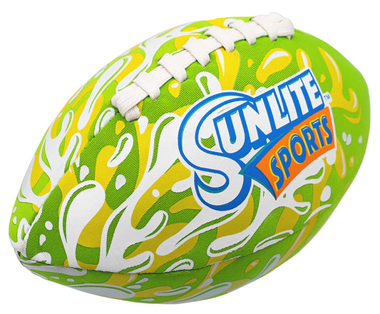 Sunlite Sports Waterproof Football in water for pool play.